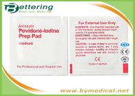 Antiphlogosis Povidone Iodine Prep Pad Wipe Cleanser Swab For Skin Cleaning / Disinfecting
