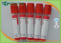 Vacuum Blood Sample Collection Tubes , Red Top Blood Tube For Clinical Blood Testing