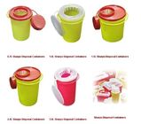 Surgical Sharp Object Disposal Containers For Needles And Syringes R Shape