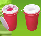 Red Disposable Sharp Containers For Needles Puncture And Impact Resistant