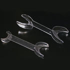 Plastic Clear Durable Dental Cheek Retractor Mouth Gag Double Head Type