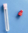 Clear Plastic Medical Laboratory Supplies  , Plastic Test Tubes With Caps Highly Polished