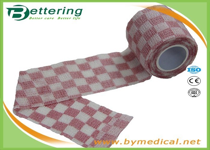 Colored Self Adhering Elastic Cohesive Bandage Coflex Tape No Stimulation