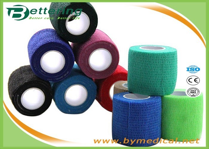 Breathable Elastic Adhesive Bandage Tape Self Adhesive Colorful
