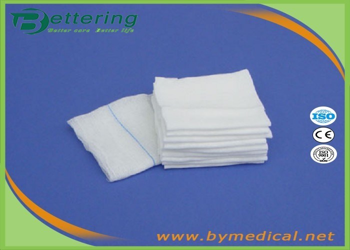 Cotton Medical Wound Dressing Gauze Swab , Wound Care Pads For