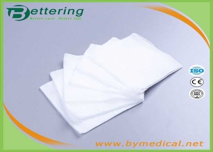 Cotton Medical Wound Dressing Gauze Swab , Wound Care Pads For