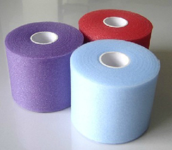 Breathable soft PU protective foam bandage underwrap bandage