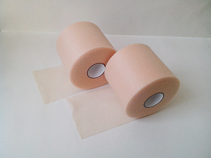 Breathable foam wrap bandage pre wrap bandage underwrap bandage skin colour