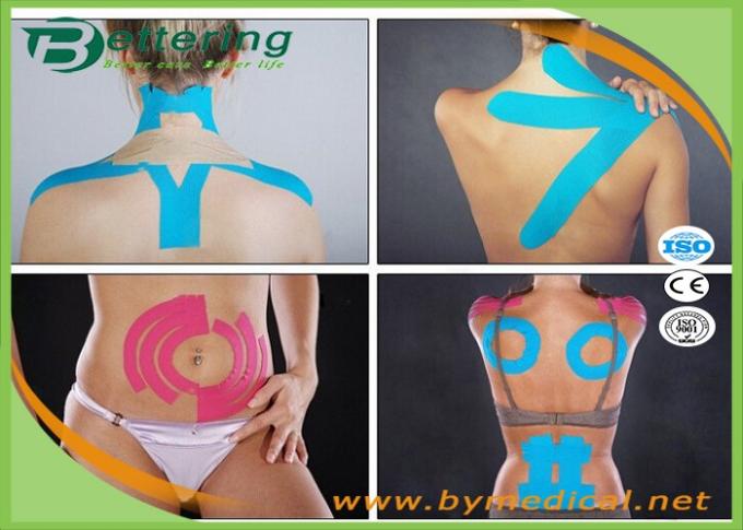 Breathable Kinesiology Physio therapy Tape For Muscle Injuries With Various Colour
