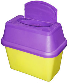 Disposable Portable Sharps Disposal Containers , Syringe Needle Container Box T2