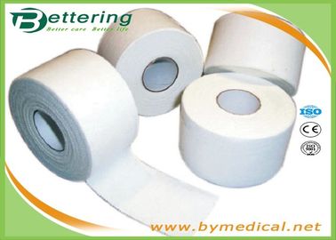 Cotton White Athletic Tape For Trainers Strapping , Adhesive Sports Wrap Tape