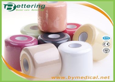 Multicolor Soft Medical Supplies Bandages , Athletic Foam Tape Self Adhering Light Weight