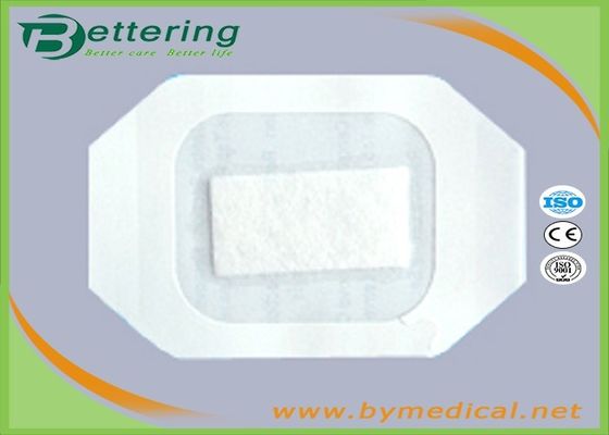 Medical Care PU Film IV Wound Dressing With Absorbent Pad And CCK Paper Frame