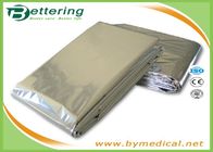 Outdoor Emergency Survival Rescue Blanket , Silver First Aid Foil Blanket