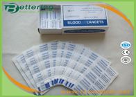 Disposable Sterile Stainless Steel Lancets For Blood Sample Collection S & L Size