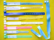 Customized Patient Identification Wristbands / Patient ID Bracelet With Hospital Logo