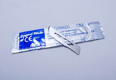 Sterile Disposable Surgical Blades Carbon Steel & Stanless Steel Material