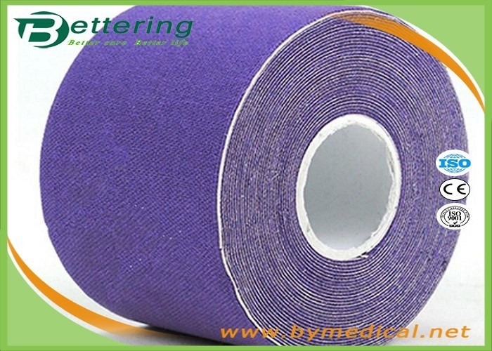 Elastic Athletic Kinesiology Physiotherapy Tape , Colored Kinesiology