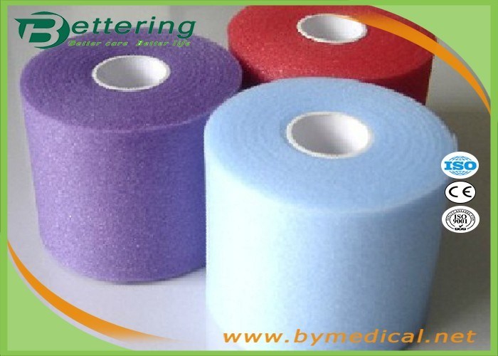Multicolor Soft Medical Supplies Bandages , Athletic Foam Tape Self
