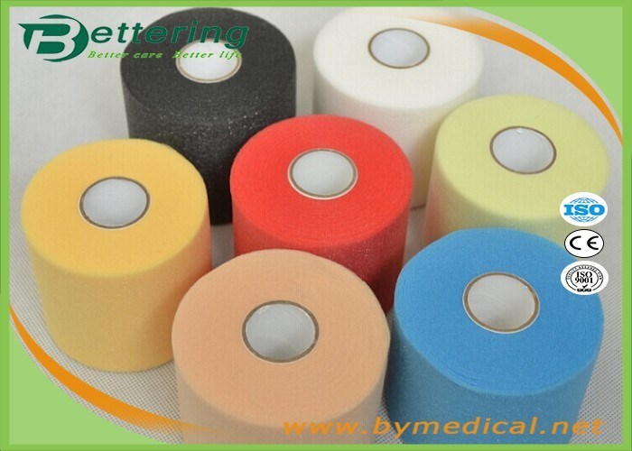 Multicolor Soft Medical Supplies Bandages , Athletic Foam Tape Self