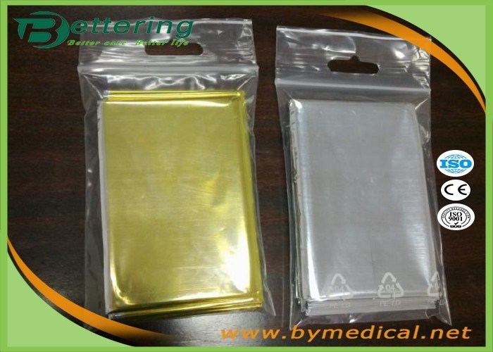 First Aid Mylar Emergency Blanket , Heavy Duty Space Blanket For