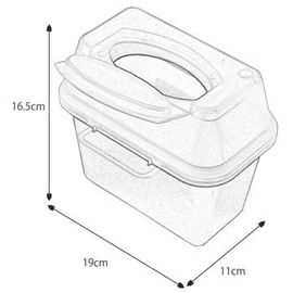 Disposable Portable Sharps Disposal Containers , Syringe Needle Container Box T2